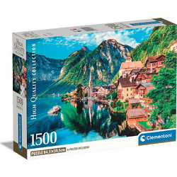 Puzzle Clementoni Compact Box High Quality Collection Χάλστατ 1500 Κομμάτια
