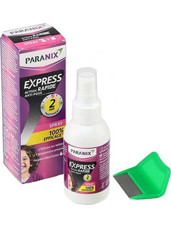 Paranix Express Spray για Ψείρες 95ml + Χτένα