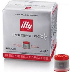 Illy Κάψουλες Espresso Tostato Classico Συμβατές με Μηχανή Illy iperEspresso 18τμχ
