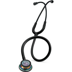 3M Littmann Classic III Παιδιατρικό Καρδιολογικό Στηθοσκόπιο Non Chill με Διπλό Κώδωνα Black Rainbow 5870