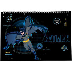 Graffiti DC Batman Μπλοκ Ζωγραφικής A4 40 Φύλλων με Αυτοκόλλητα 22518