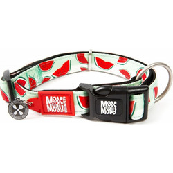 Max & Molly Watermelon Κολάρο Σκύλου Λευκό Κόκκινο 1.5x28-45cm