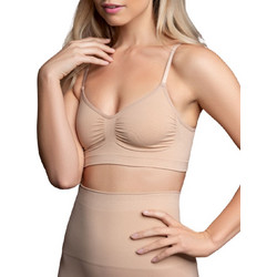 Bye Bra Bralette χωρίς Μπανέλα Μπεζ D-227906