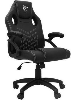 White Shark Zolder Καρέκλα Gaming Δερματίνης με Ρυθμιζόμενα Μπράτσα Μαύρη 107-01-000510