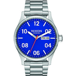 Nixon Sentry SS Ανδρικό Ρολόι με Ασημί Μεταλλικό Μπρασελέ A356-5211-00