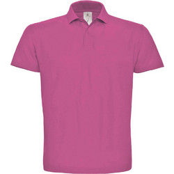 B&C Collection Ανδρική Μπλούζα Polo Κοντομάνικη Φούξια PUI10