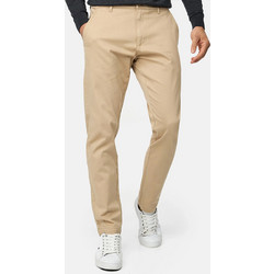 Indicode Kellen Ανδρικό Παντελόνι Chino Ελαστικό Κανονική Εφαρμογή Μπεζ 60-336