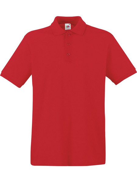 Fruit of The Loom Ανδρική Μπλούζα Polo Κοντομάνικη Κόκκινη 63-218-0