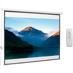 HOMCOM 001-006 Ηλεκτρική Οθόνη Προβολής Projector Τοίχου / Οροφής 16:9 / 120"