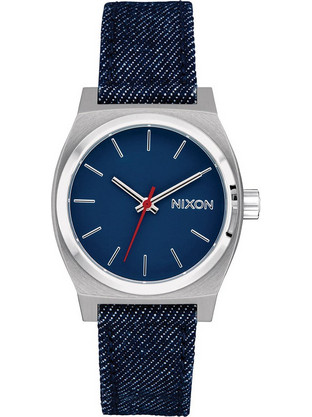 Nixon Time Teller Ανδρικό Ρολόι με Μπλε Υφασμάτινο Λουράκι A1412-5259
