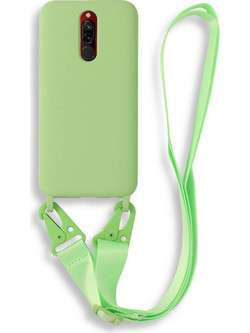 Bodycell Silicon Color Strap Back Cover Green (Xiaomi Redmi 8)