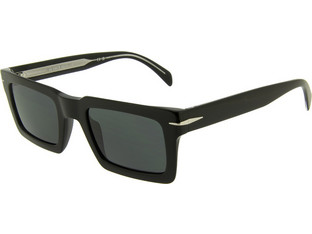 David Beckham DB7126/S 807IR Ανδρικά Γυαλιά Ηλίου Τετράγωνα Κοκάλινα Μαύρα με Μαύρο Φακό