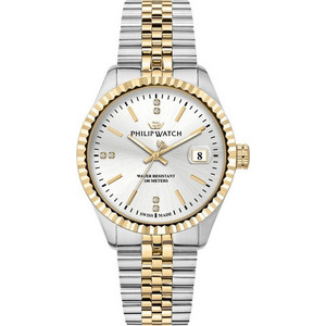 Philip Watch Caribe Urban Ανδρικό Ρολόι με Ασημί Χρυσό Μεταλλικό Μπρασελέ R8253597092 Philip Watch Caribe Urban Ανδρικό Ρολόι με Ασημί Χρυσό Μεταλλικό Μπρασελέ R8253597092