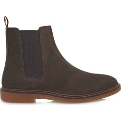 Marco Tozzi Ανδρικά Chelsea Μποτάκια Suede Καφέ 2-15300-41-304