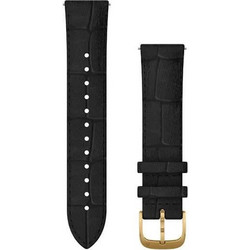 Garmin Quick Release 20 Λουράκι Δερμάτινο Black / Gold