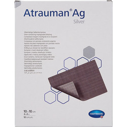 Hartmann Atrauman Ag Silver Γάζες με Αλοιφή 10x10cm 10τμχ