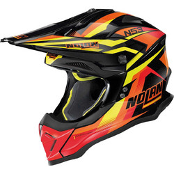Nolan N53 Black Orange Κράνος Μηχανής Motocross 1300gr