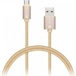 Canyon CFI3 Braided USB-A to Lightning Cable 5W 1m Golden GER-CN-CFI3-LG
