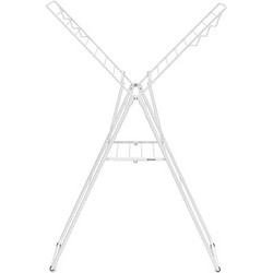 Brabantia Hangon Fresh White Πτυσσόμενη Απλώστρα Ρούχων Δαπέδου Μεταλλική 59.2x5x98.4cm με Μήκος Απλώματος 20m