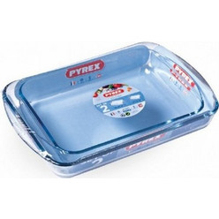 Pyrex Πυρίμαχο Γυάλινο Σκεύος Ορθογώνιο 2τμχ 40x27cm PYREX334798