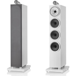 Bowers & Wilkins 702 S3 Ζεύγος Ηχείων Hi-Fi Δαπέδου 300W 3 Δρόμων Satin White