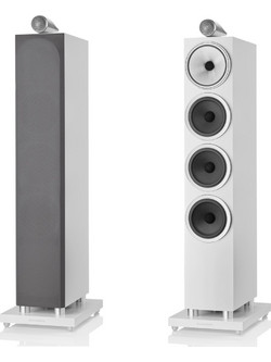 Bowers & Wilkins 702 S3 Ζεύγος Ηχείων Hi-Fi Δαπέδου 300W 3 Δρόμων Satin White