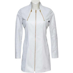 Leather 100 Mini Βραδινό Φόρεμα Λευκό 07-W-B-224