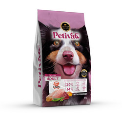Petiva Dog Food Adult Chicken 3kg