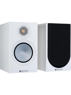 Monitor Audio Silver 50 7G Ζεύγος Ηχείων Hi-Fi Βιβλιοθήκης 100W 2 Δρόμων Satin White