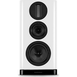 Wharfedale Aura 2 Ζεύγος Ηχείων Hi-Fi Δαπέδου 150W 3 Δρόμων High Gloss White