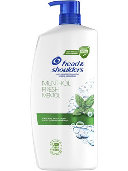 Head & Shoulders Menthol Fresh Σαμπουάν κατά της Πιτυρίδας για Ταλαιπωρημένα Μαλλιά 800ml