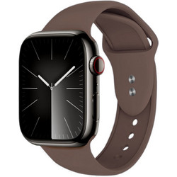 Crong Liquid Λουράκι Σιλικόνης Brown (Apple Watch 42 / 44 / 45mm)