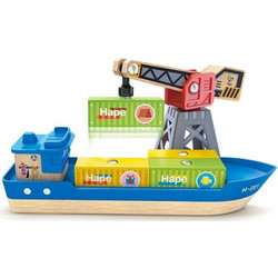 Hape Railway Cargo Πλοίο & Γερανός E3792A