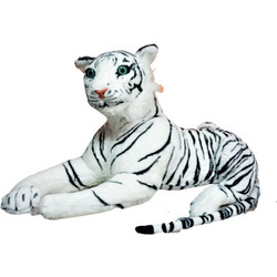 Doly Toys Τίγρης Ξαπλωτή Λευκή 3047-80