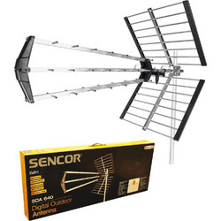 Sencor SDA-640 Εξωτερική Κεραία Τηλεόρασης 10dB με Ενισχυτή UHF