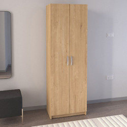 Megapap Renso Παπουτσοθήκη Ξύλινη Δρυς M59.8xΠ37.8xY178.5cm GP041-0085,3