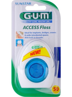 Gum Access Floss Κερωμένο Οδοντικό Νήμα