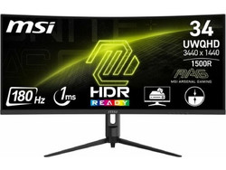 MSI MAG 342CQR E2 Ultrawide VA HDR Curved Gaming Monitor 34" 3440x1440 QHD 180Hz 1ms
