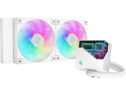 Deepcool LT240 White Υδρόψυξη CPU 120mm ARGB για Socket 115x / 1200 / 1700 / AM4 / AM5