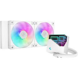 Deepcool LT240 White Υδρόψυξη CPU 120mm ARGB για Socket 115x / 1200 / 1700 / AM4 / AM5
