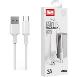EARLDOM EC-131C USB-A to USB-C 1m White 6973965931938