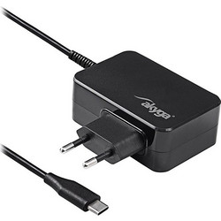 Akyga USB-C Φορτιστής Laptop 45W 20V 2.25A με Ενσωματωμένο Καλώδιο Τροφοδοσίας AK-ND-80