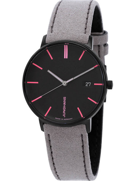 Junghans Form Damen Γυναικείο Ρολόι με Γκρι Υφασμάτινο Λουράκι 47/4256.00