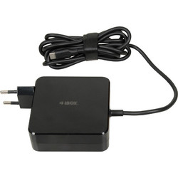iBox USB-C Φορτιστής Laptop 100W 20V με Ενσωματωμένο Καλώδιο Τροφοδοσίας IUZ100TC