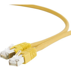 Cablexpert S/FTP Cat.6a Καλώδιο Δικτύου Ethernet 0.5m Yellow PP6A-LSZHCU-Y-0.5M
