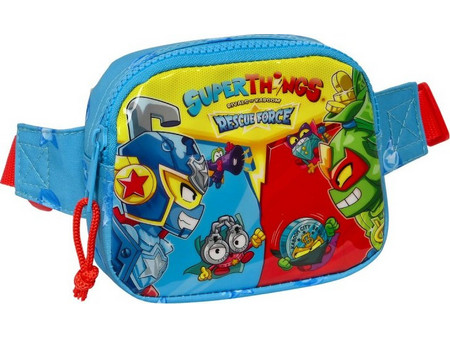 Safta SuperThings Rescue Force 812376669 Παιδικό Τσαντάκι Μέσης Γαλάζιο