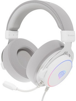 Genesis Neon 764 Gaming Headset Over Ear White