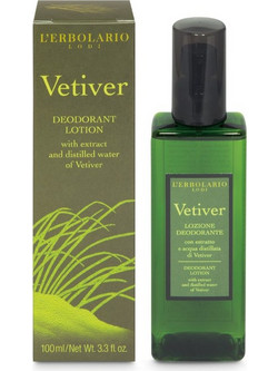 L'Erbolario Vetiver Αποσμητικό Spray Χωρίς Αλουμίνιο 100ml
