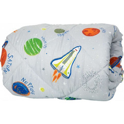 Borea Space Π-20 Βρεφικό Πάπλωμα Κούνιας 140x110cm Γαλάζιο