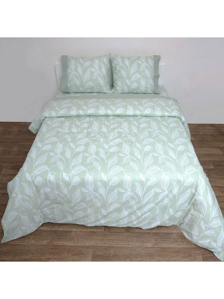 Anna Riska Σετ Πάπλωμα Μονό 160x240 Border 3001 Green